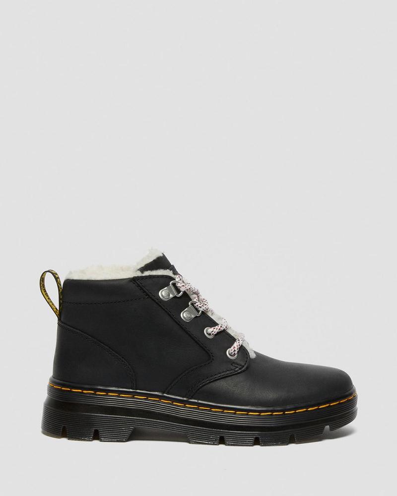 Black Women's Dr Martens Bonny Faux Shearling Lined Winter Boots | CA 285FDN